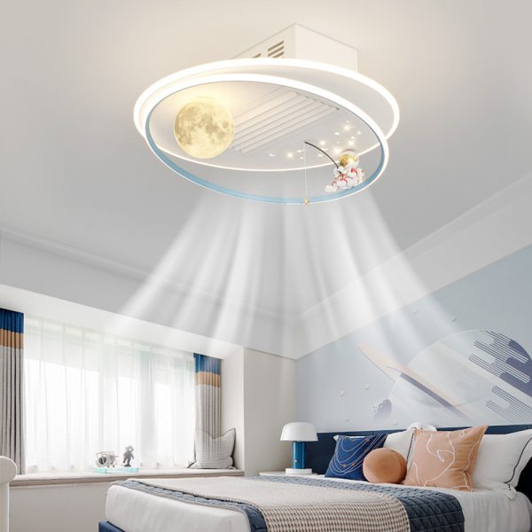 Low profile ceiling fan