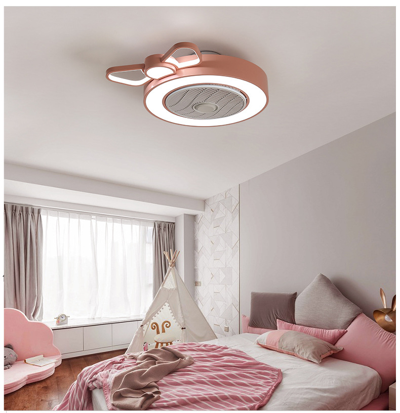 Thin ceiling children's fan light