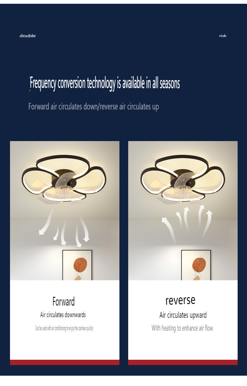 LED Ceiling Mounted Fan