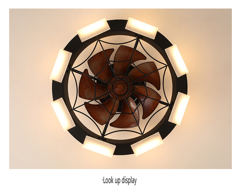 iron ceiling fan lamps 