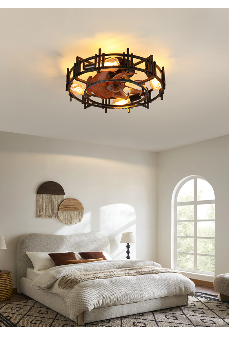 iron ceiling fan lamp