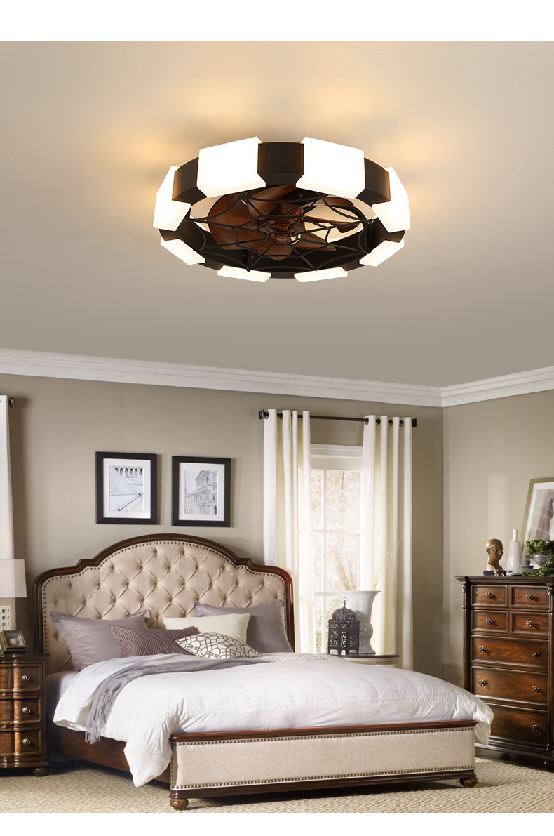 iron ceiling fan lamps 