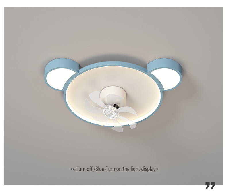 Low profile ceiling fan