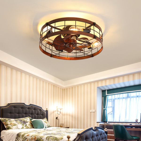 Iron ceiling fan light