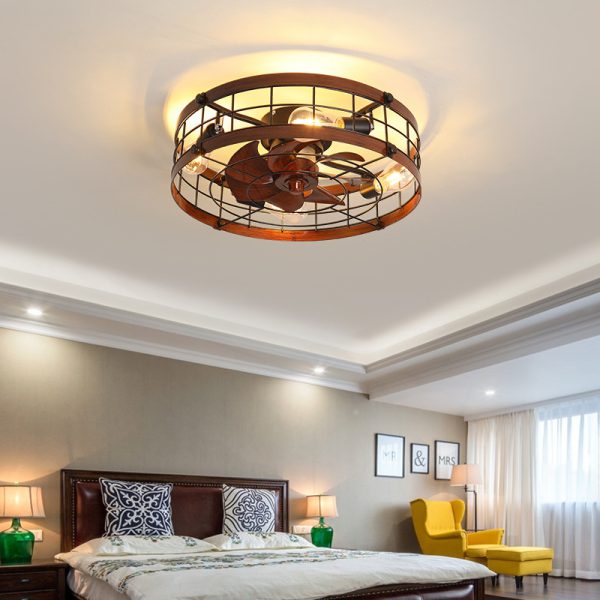 Iron ceiling fan light