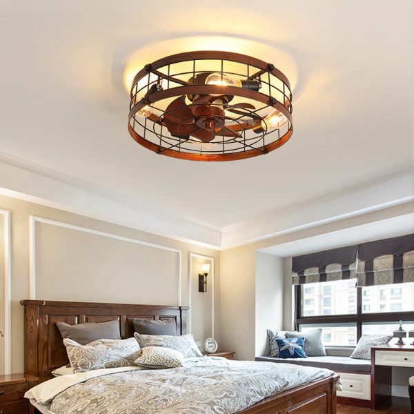 Iron ceiling fan light