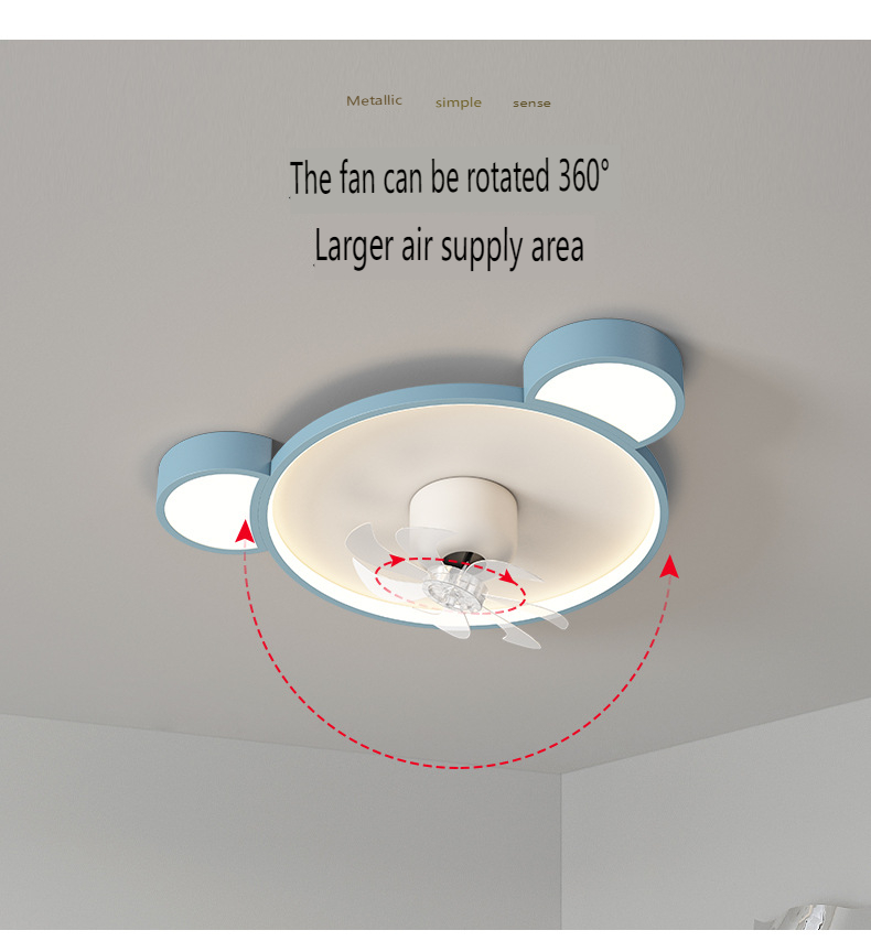 Low profile ceiling fan