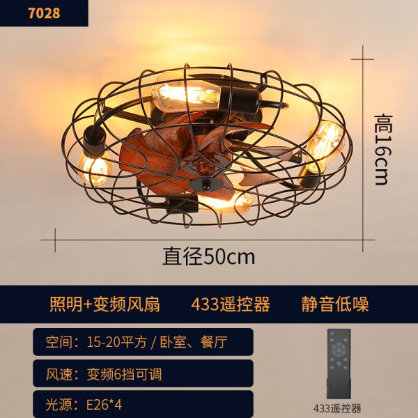 OEM and ODM iron ceiling fan lights