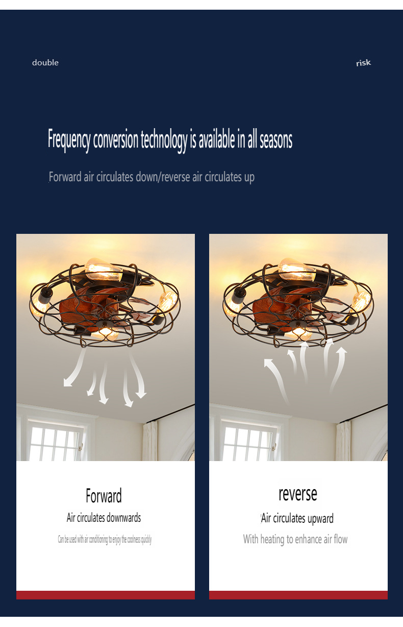 ceiling fan lights for bedrooms, restaurants, and living rooms