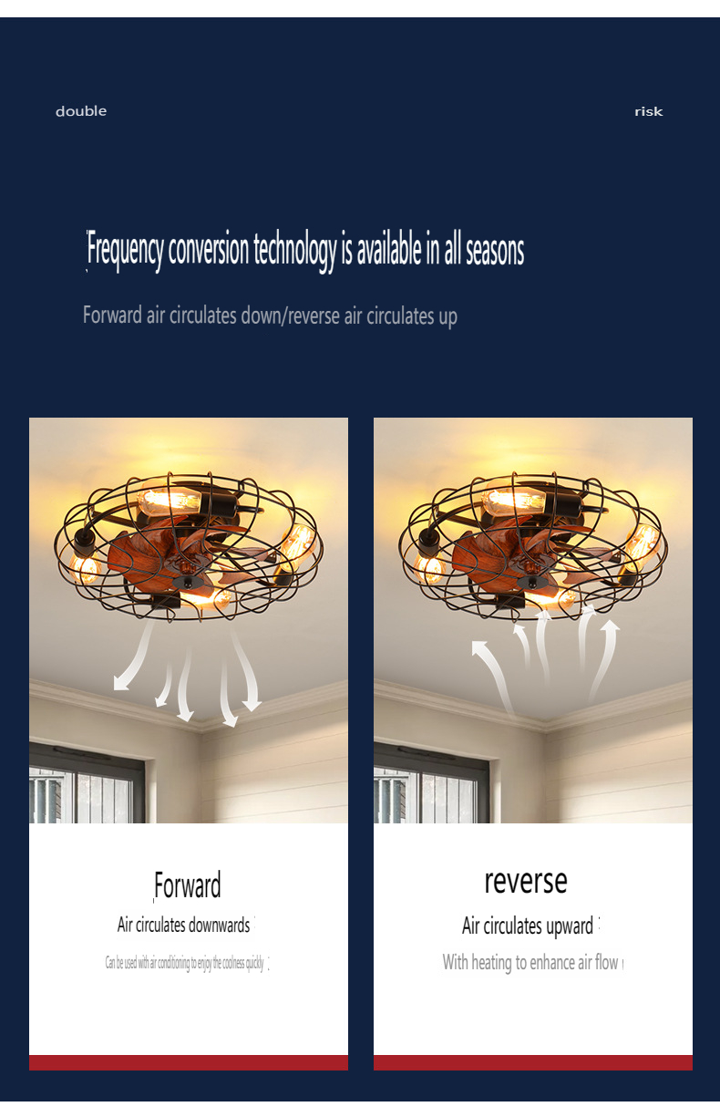 OEM and ODM iron ceiling fan lights