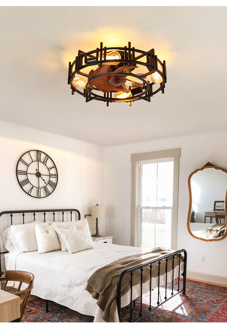 iron ceiling fan lamp