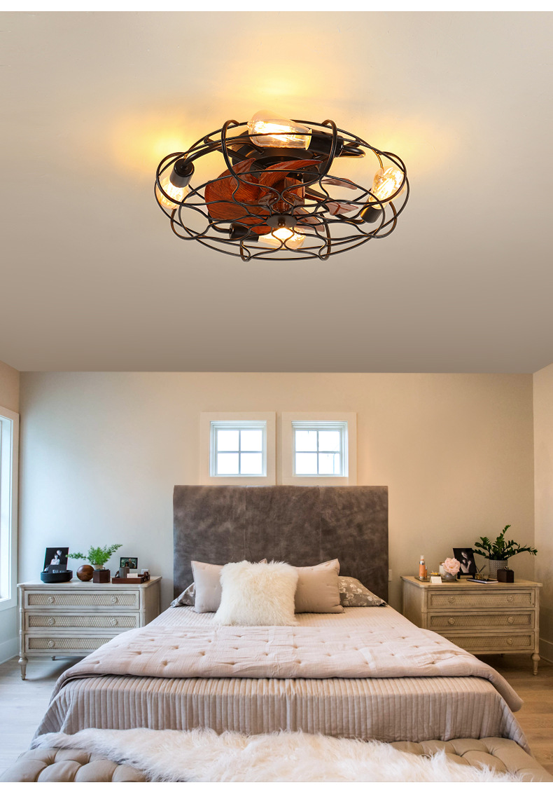 ceiling fan lights for bedrooms, restaurants, and living rooms