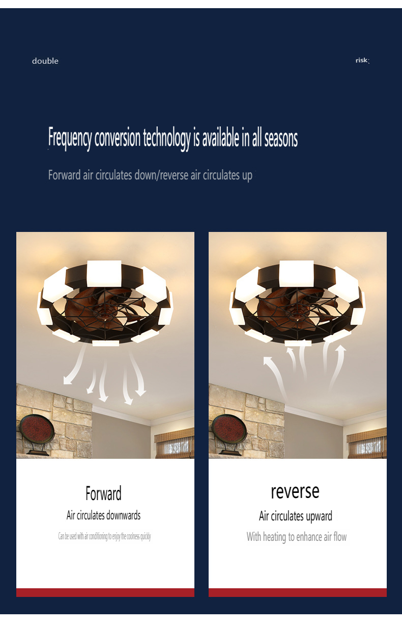 iron ceiling fan lamps 