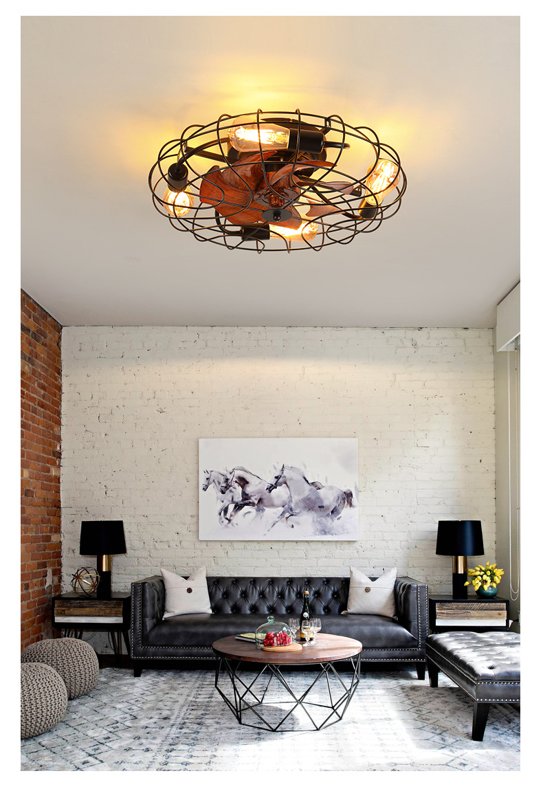 OEM and ODM iron ceiling fan lights