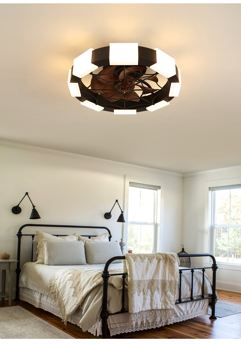 iron ceiling fan lamps 