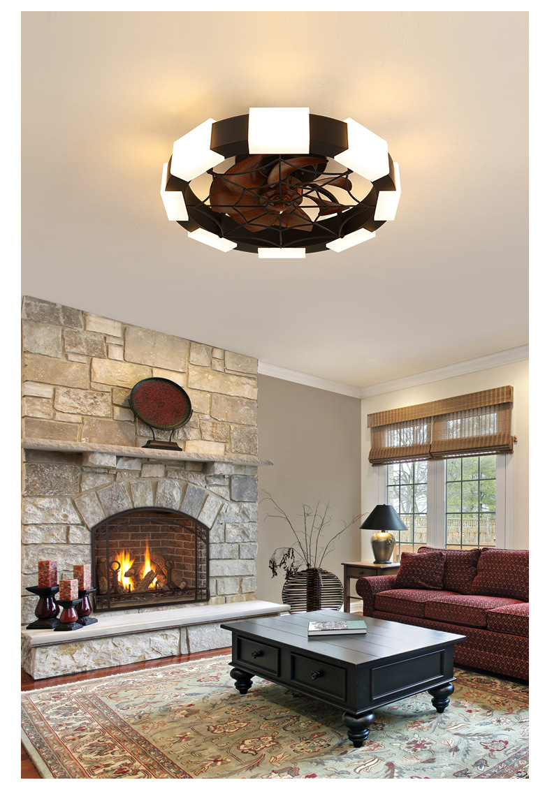 iron ceiling fan lamps 