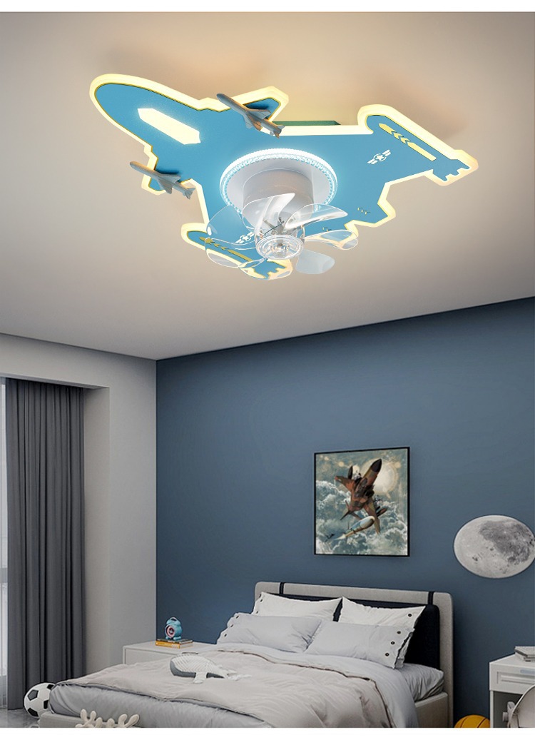 Cartoon airplane children's fan