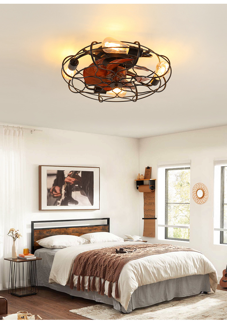 ceiling fan lights for bedrooms, restaurants, and living rooms