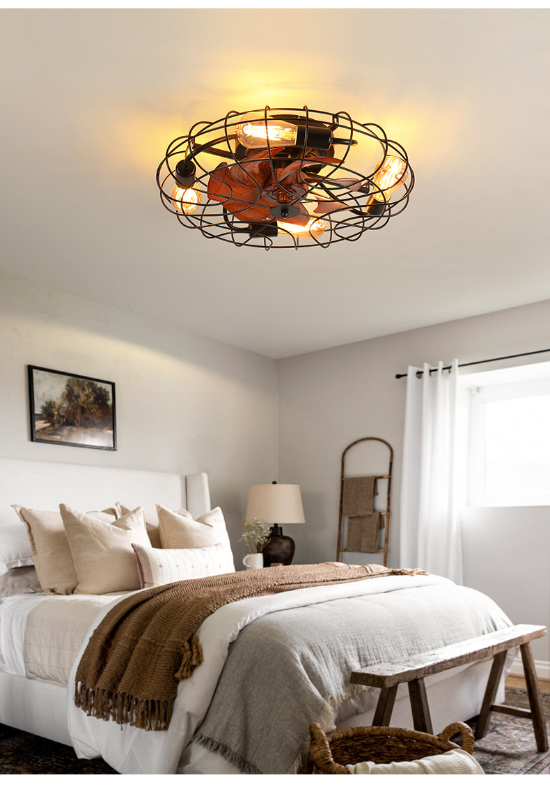 OEM and ODM iron ceiling fan lights