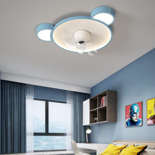 Low profile ceiling fan