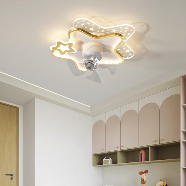 Children's bedroom fan light