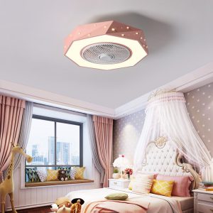 Ceiling children's bedroom fan light,