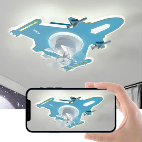 Cartoon airplane children's fan