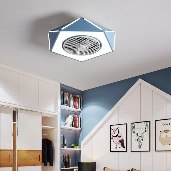 Children's ceiling fan light installation