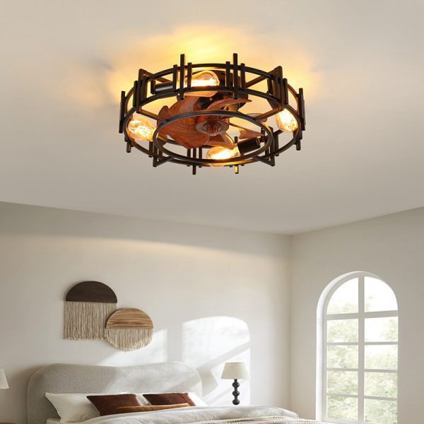 iron ceiling fan lamp