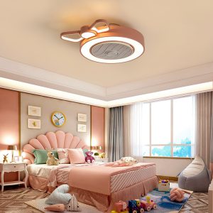 Customized production of bedroom children's ceiling fan lights