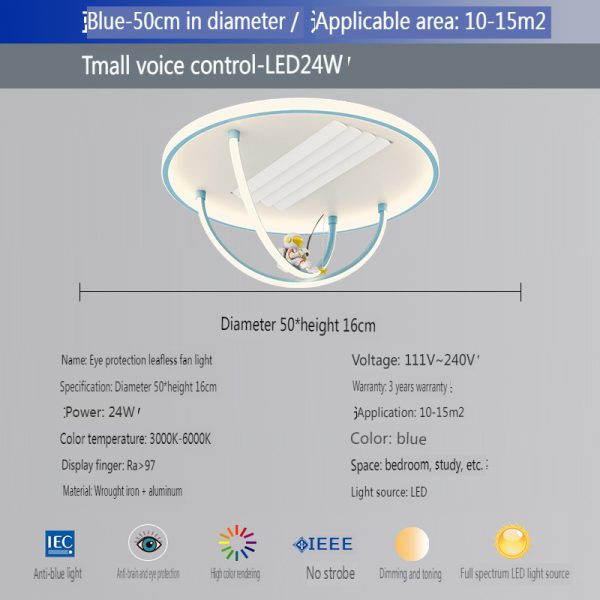 Manufacturer of ceiling mounted children's fan lights