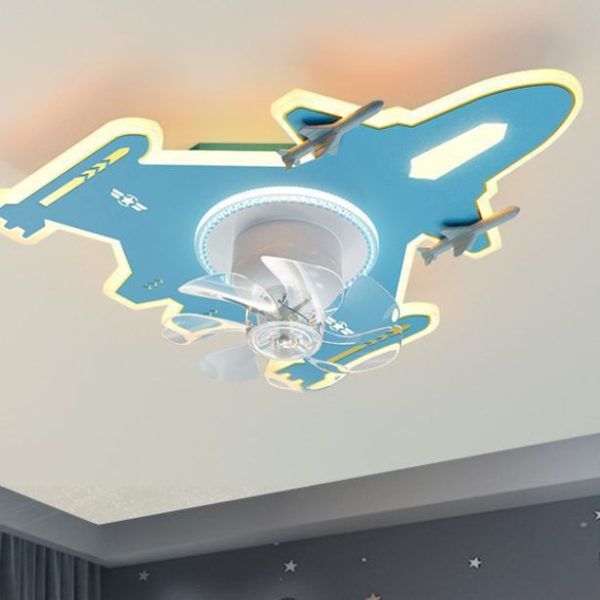 Cartoon airplane children's fan