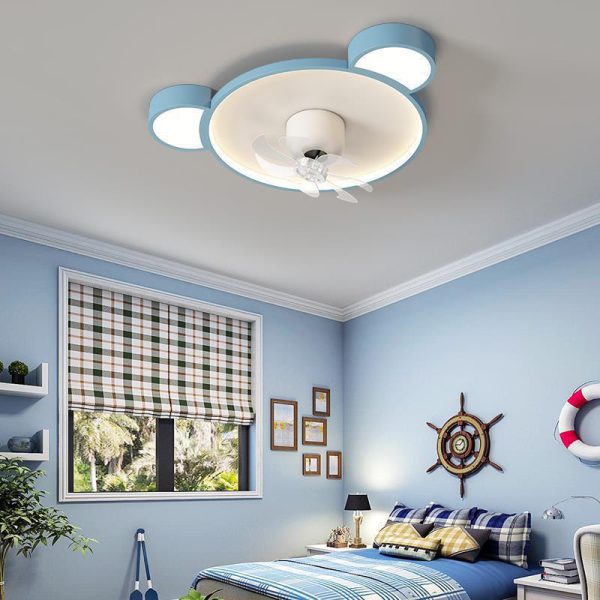 Low profile ceiling fan