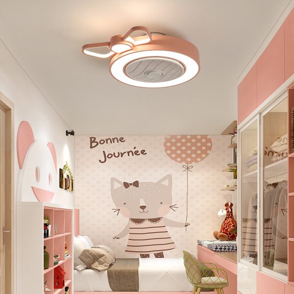 Customized production of bedroom children's ceiling fan lights