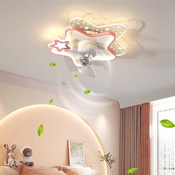 Children's bedroom fan light