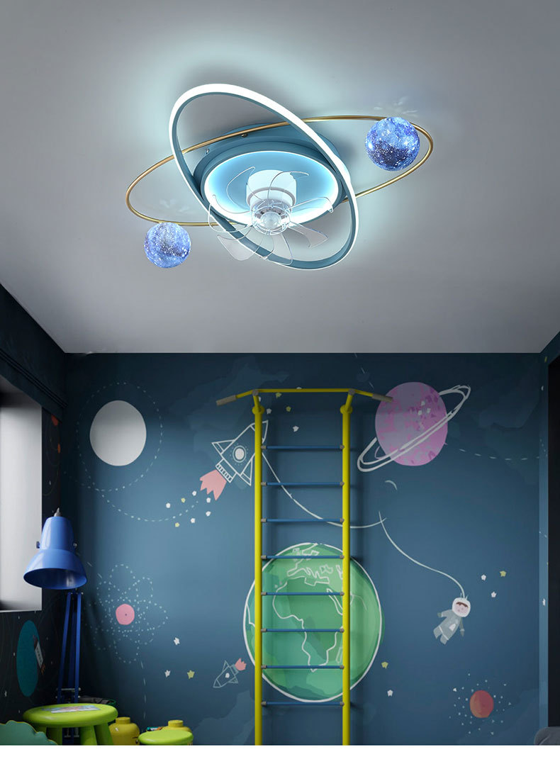 Cartoon children's ceiling fan light