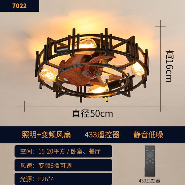 iron ceiling fan lamp