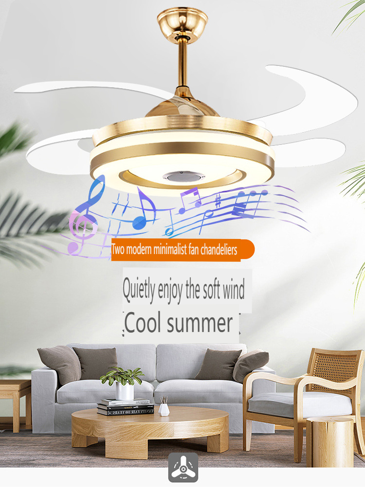 Summer Ceiling Fan with LED Light