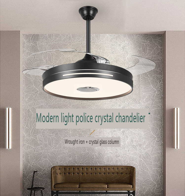 Modern Minimalist New LED Ceiling Fan Light