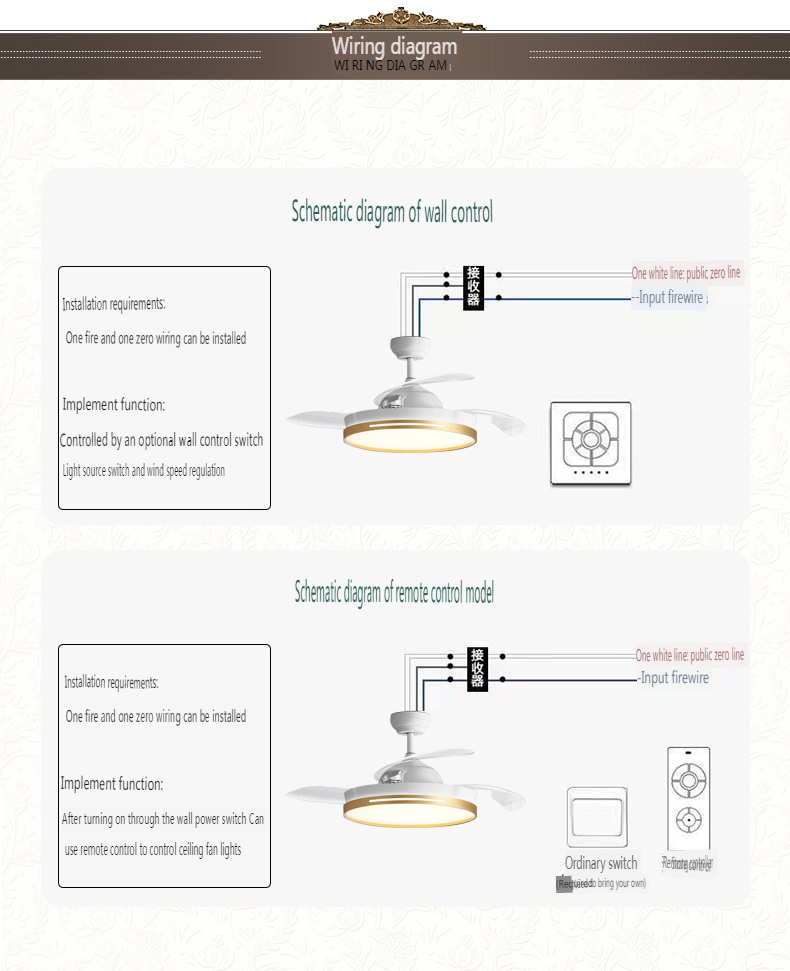 Customizable Minimalist Fan Light