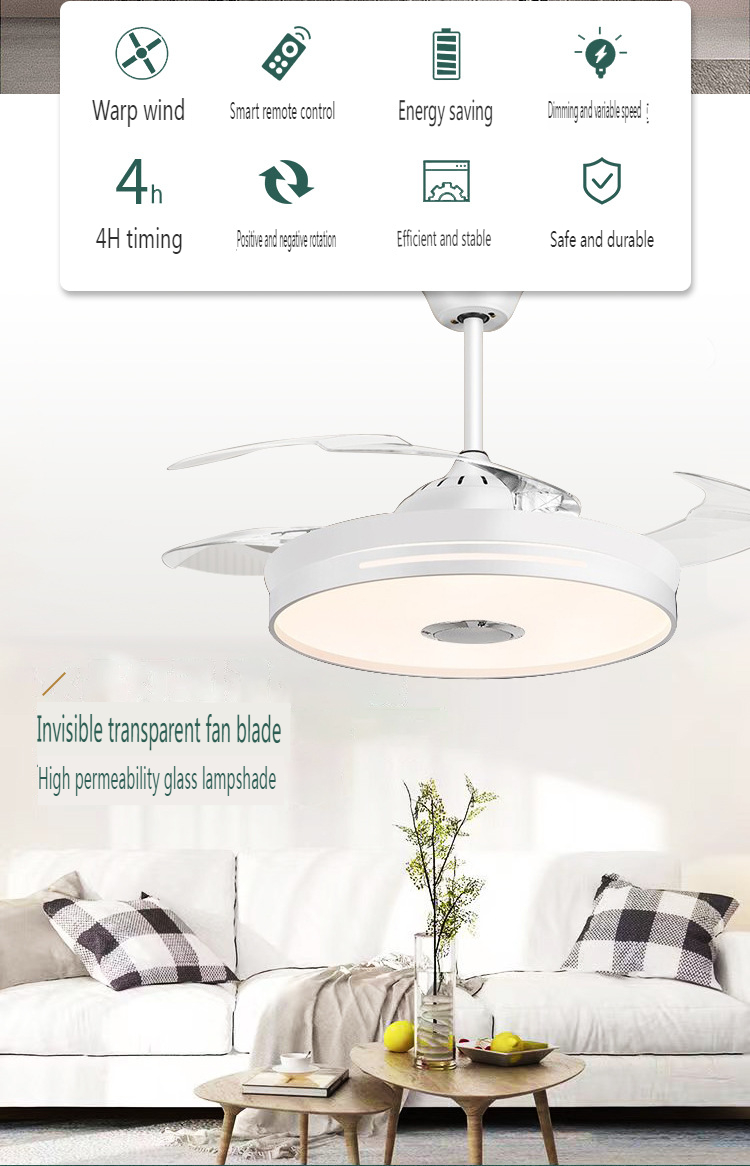 OEM & ODM Modern Ceiling Fan Light for Living Room