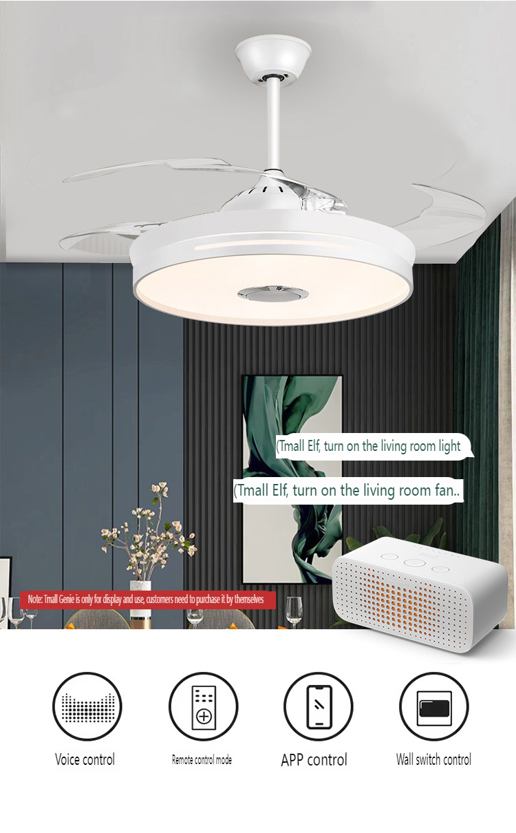 OEM & ODM Modern Ceiling Fan Light for Living Room