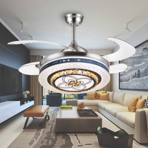 Luxury Invisible Ceiling Fan Light with Bluetooth