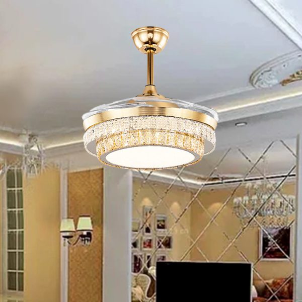 52-Inch Invisible Ceiling Fan Light