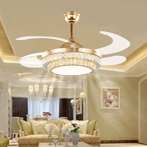 52-Inch Invisible Ceiling Fan Light