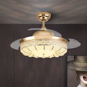 Gold Hidden Fan Light